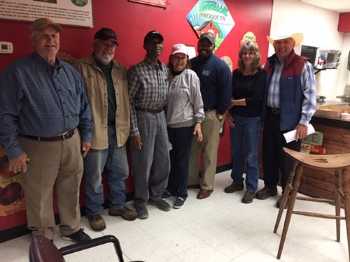 group photo with Soil Conservation District board members