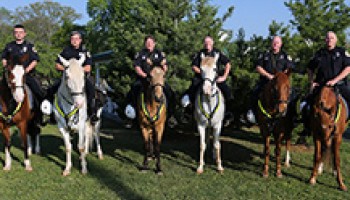 Horse Patrol group photo, 2017