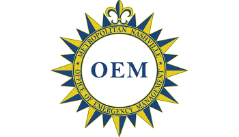 Nashville Office of Emergency Management blue and gold logo