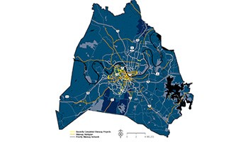 Bikeways Network and Projects Map