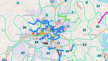 Interactive Bikeways Tracker