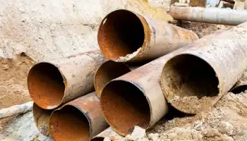 pipes in the dirt