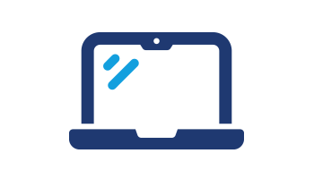 Decorative: graphic of a laptop computer