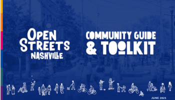 Open Street Toolkit Cover Page with people participating in an Open Street