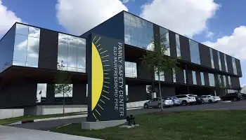 exterior of Family Safety Center building