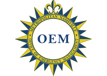 Nashville Office of Emergency Management blue and gold logo