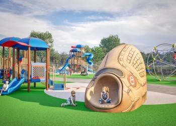 Rendering of Trinity Hills Playground