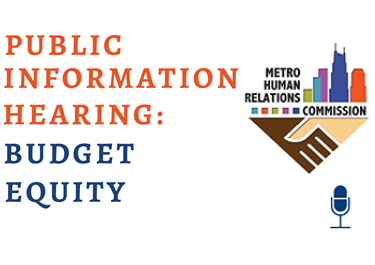 Public Information Hearing: Budget Equity