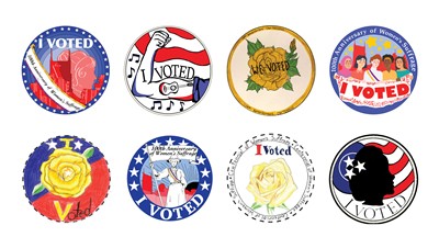 Top 8 choices for 2020 I Voted sticker