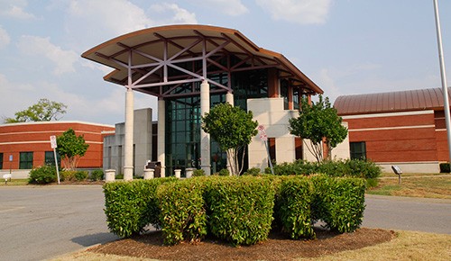 front entrance of South Police Precinct