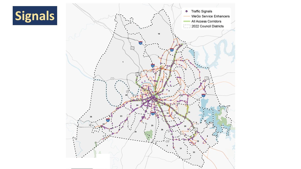Traffic Signals Impact Map