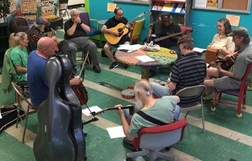 People playing instruments
