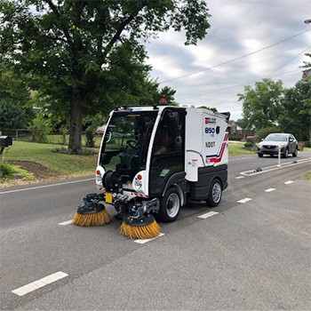 Metro Water Services Street Cleaner Vehicle