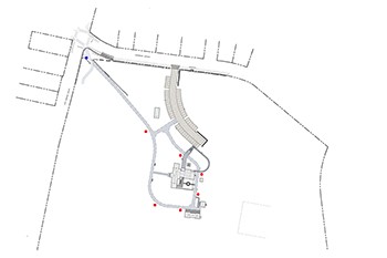 PHOTO: map showing points of interest at Sunnyside