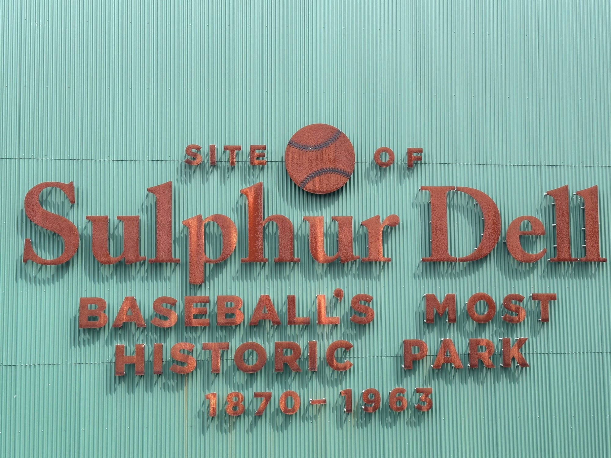 Photo: Sulfur Dell Sign