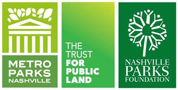 LOGOS: Metro Parks, The Trust for Public Land and Nashville Parks Foundation