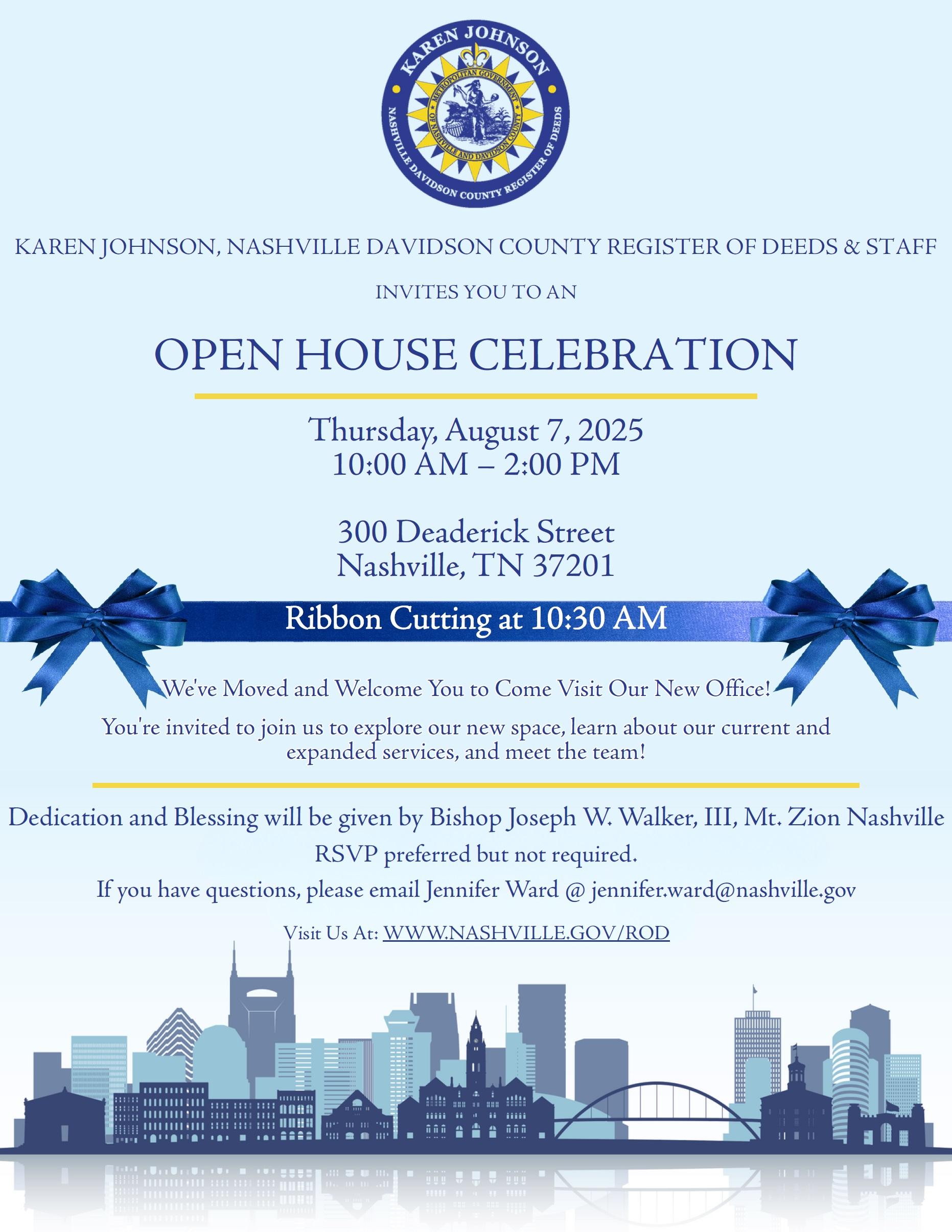 Open House Electronic Flyer Invitation Aug 2025