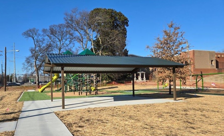 New picnic shelter at Dudley Park