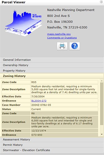 Image showing visual of zoning map interface
