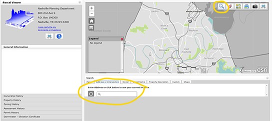 Image showing visual of zoning map interface