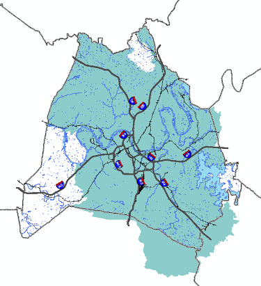 MWS Wastewater Service Map