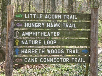 Photo of Trail sign at Warner Park