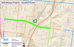 Cleveland Street Map