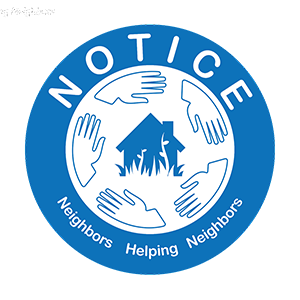 Logo for Neighbors Organized to Initiate Code  Enforcement (NOTICE)