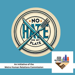 No Hate On My Plate logo