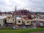 Titans Stadium after Tornado Hit