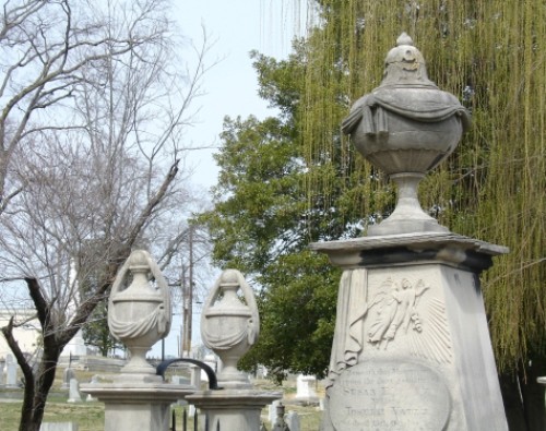 Urns and Weeping Willow