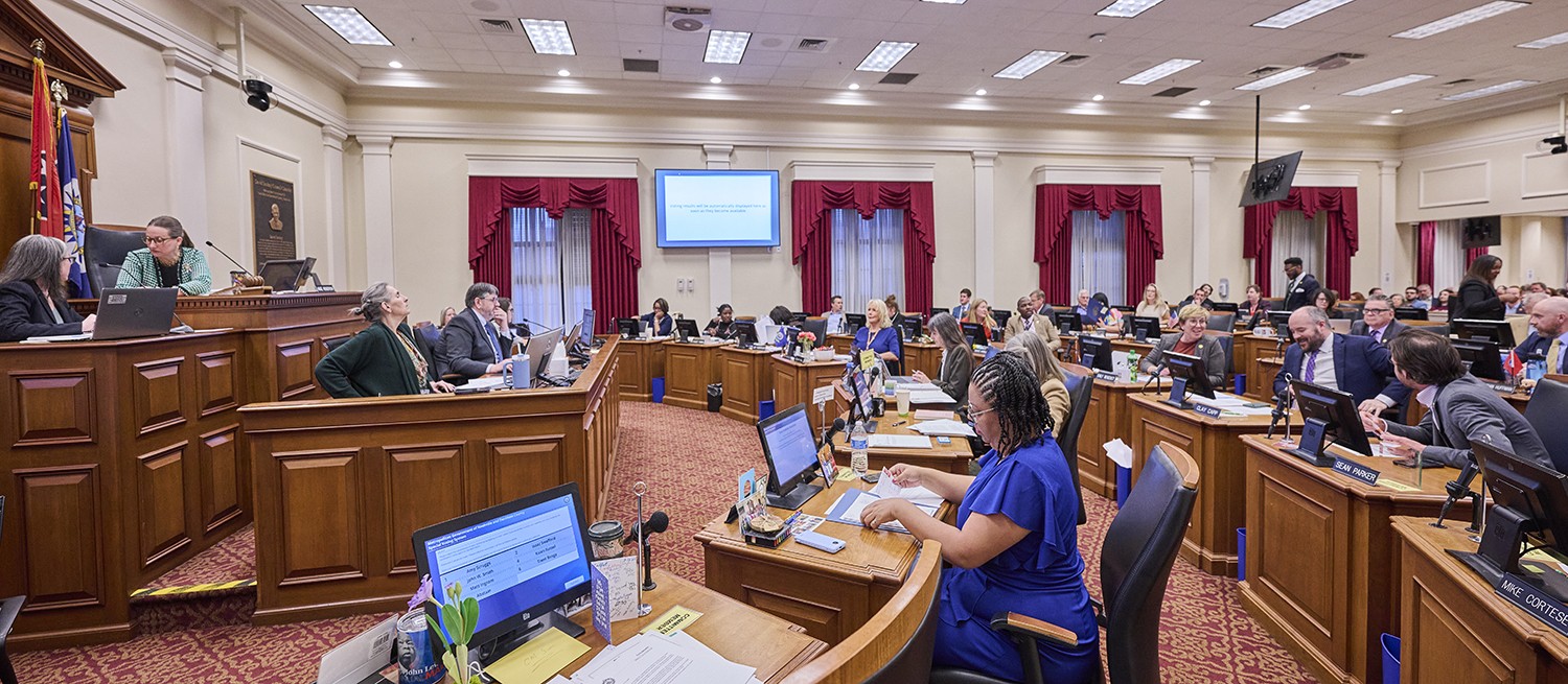 Photo of Metro Council in Chambers during a Council Meeting