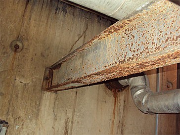 BEFORE - Manhole B2 Pipe Support Beam