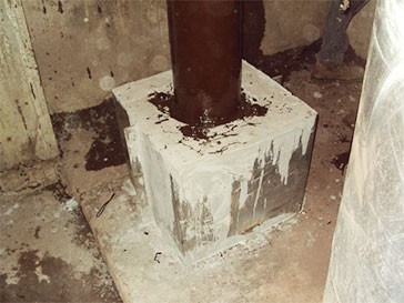 AFTER - Manhole 9 STM Slip Jt Support