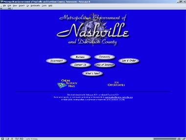 Nashville.gov 1998