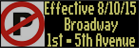 No Parking Symbol Sign