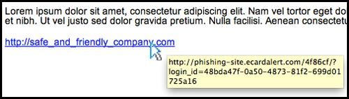 Linkhover - Phishing