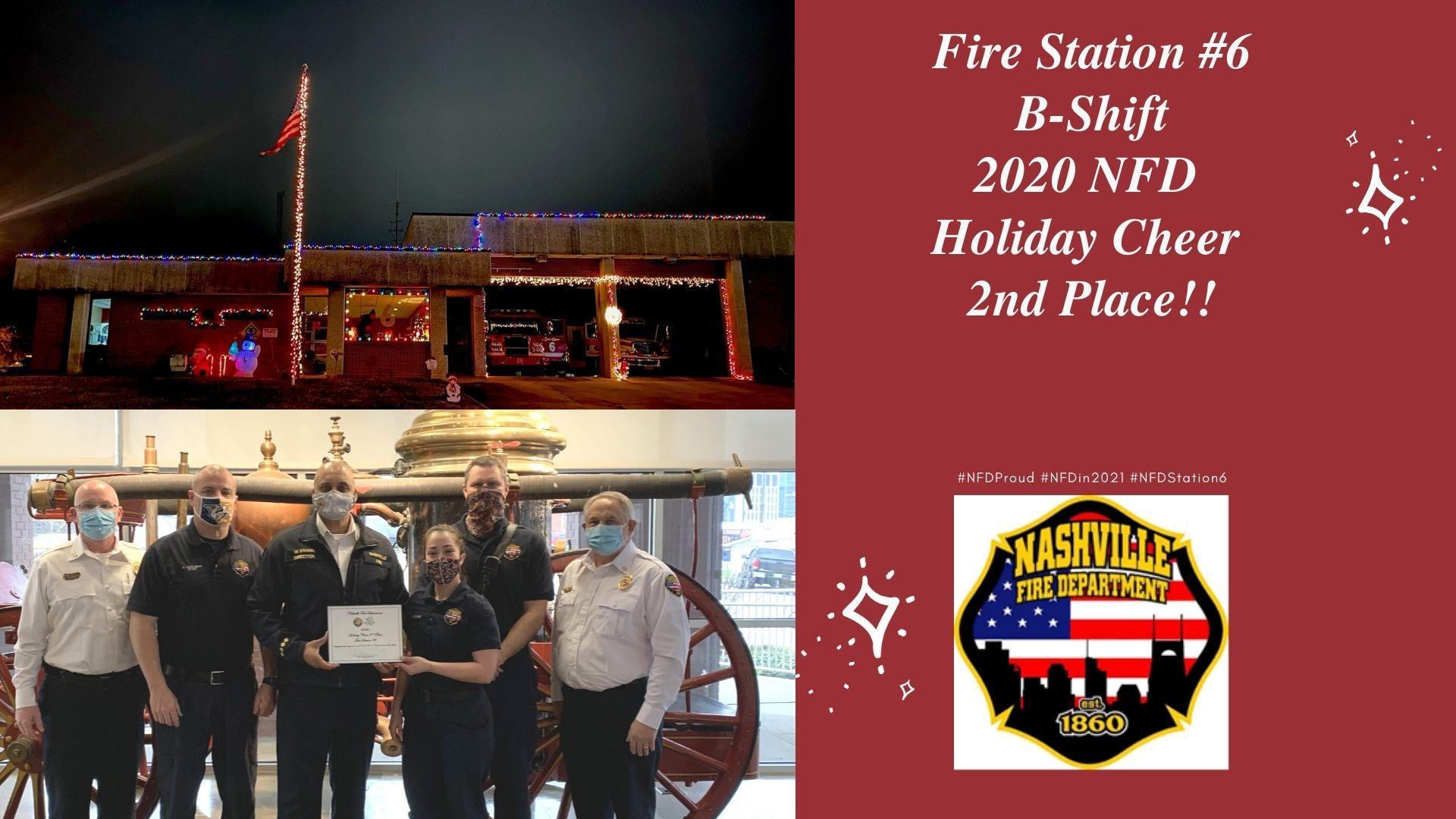 2ndPlace - Fire Station 6 - Holiday Decorating Contest