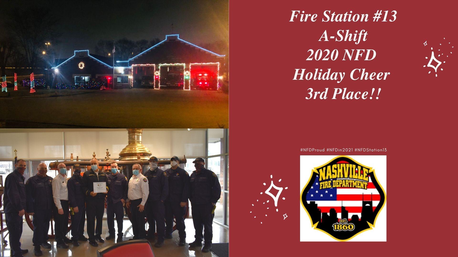 3rdPlace - Fire Station 13 - Holiday Decorating Contest