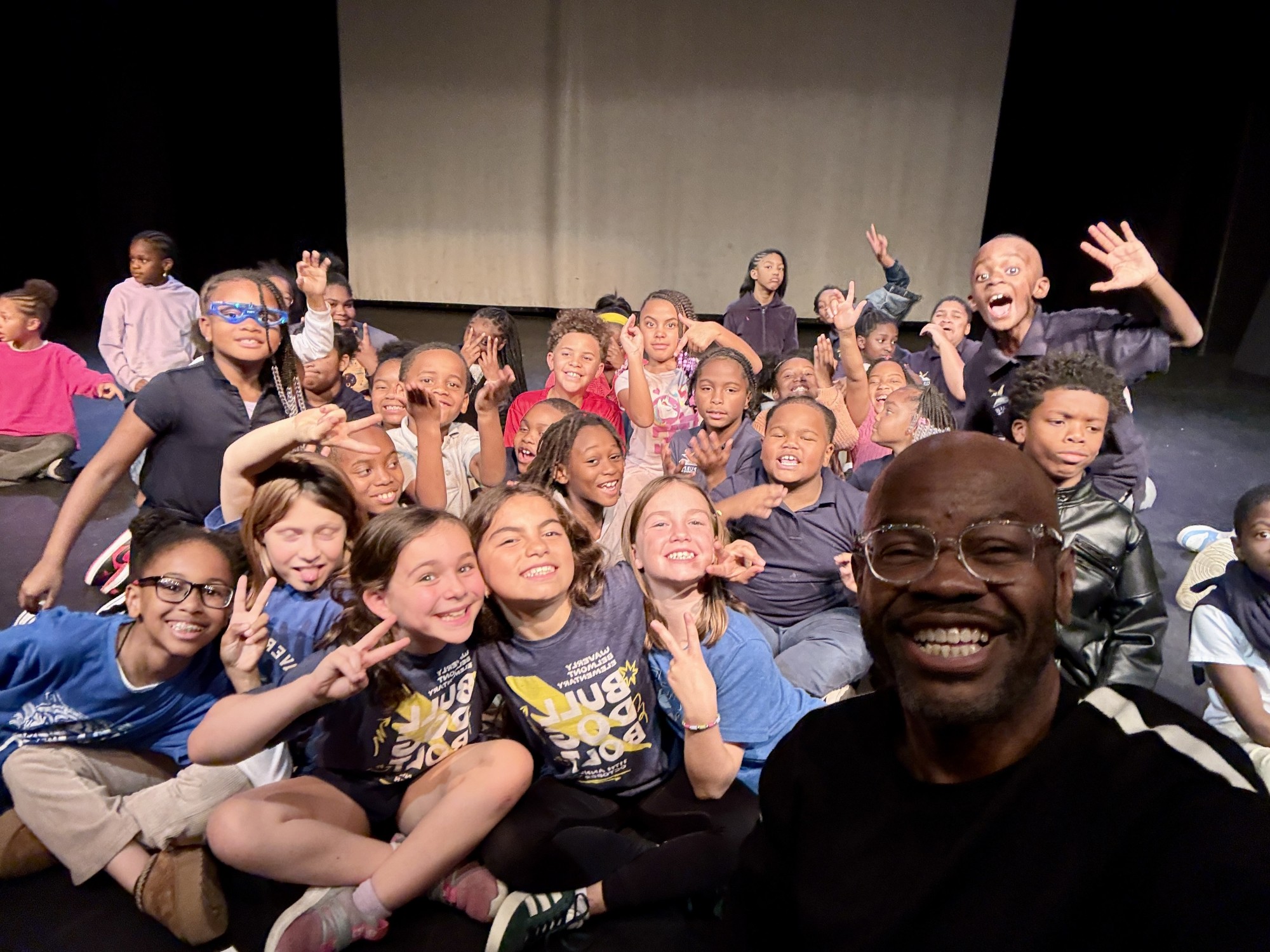 Metro Parks Youth Choir kids and director