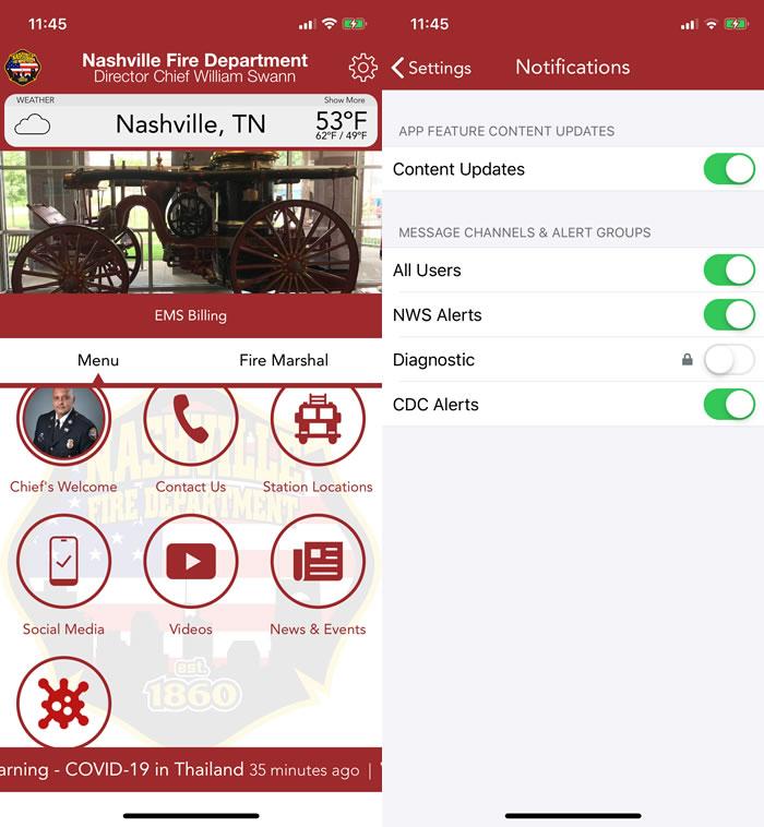 Fire App Screenshot 200323