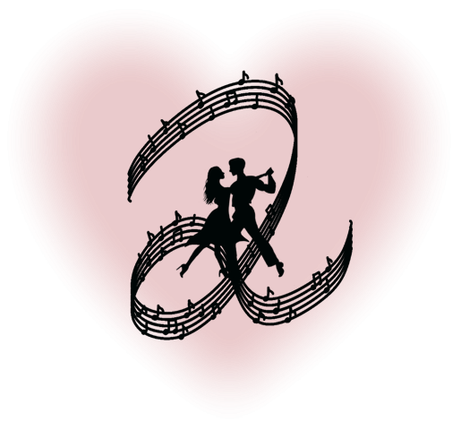 a logo with the number 2 and a couple dancing for Move 2 Music event