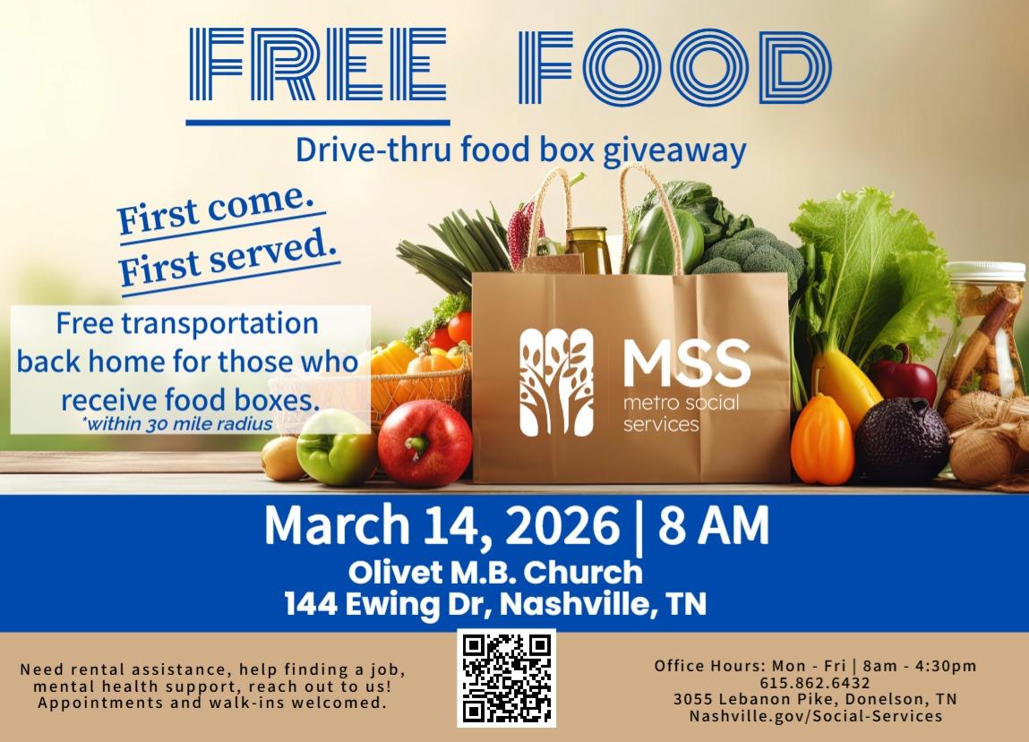 an image of various food stuffs to advertise the food box giveaway