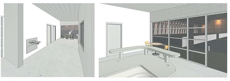 Hadley Tennis Interior Renderings