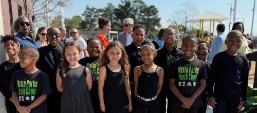 kids from choir at the Old Hickory Community Center Opening spring 2026
