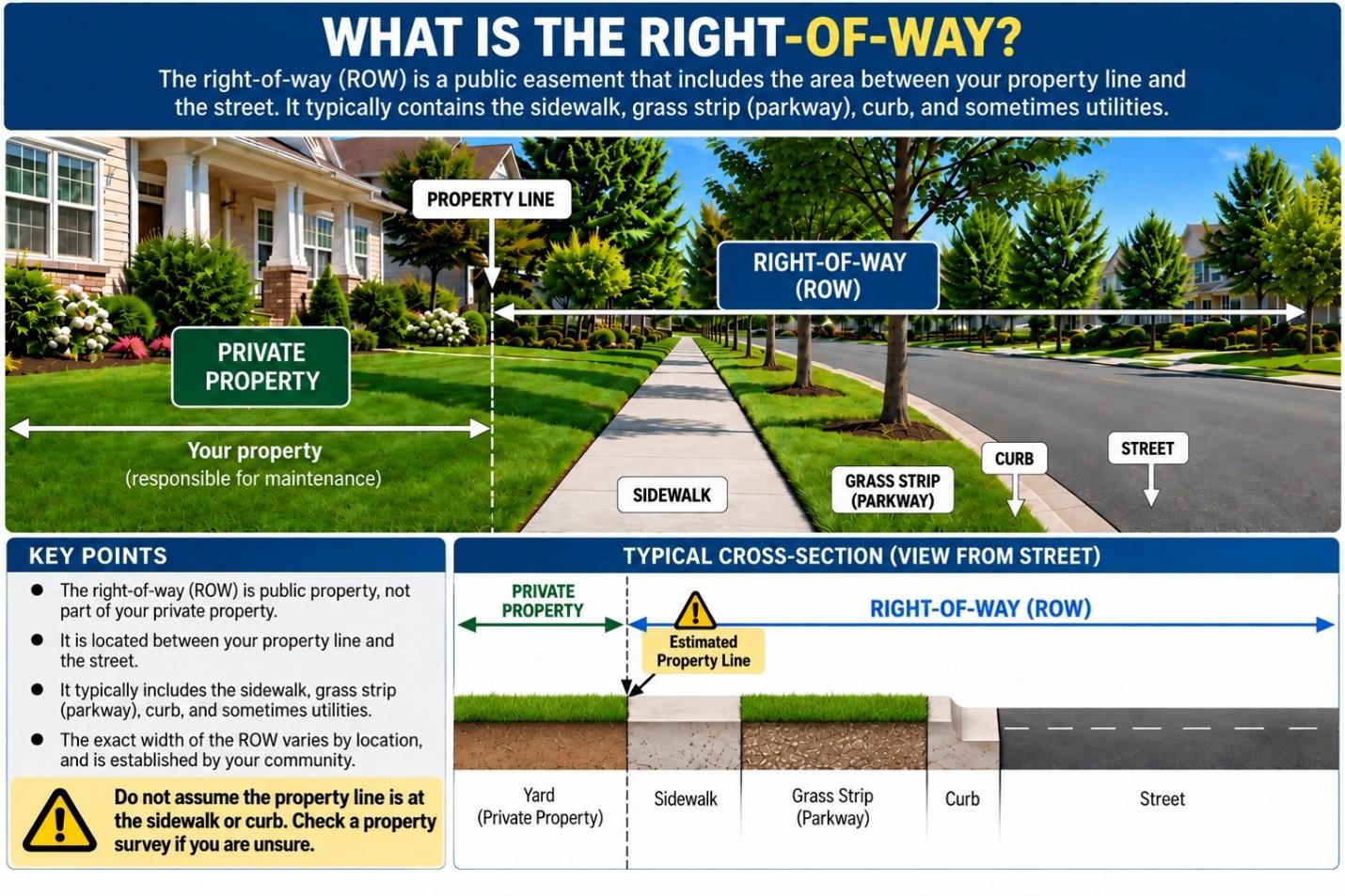 Infographic explaining right-of-way rules showing road scenarios, pedestrian crossings, and vehicle interactions with directional arrows and traffic symbols.