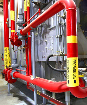 Propane gas equipment