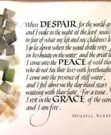 Calligraphy by Vicki Brandt