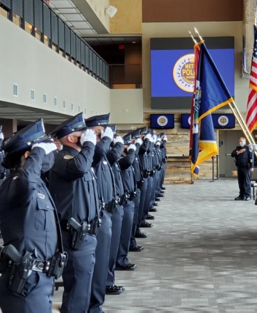 Session 91 New Officers Salute