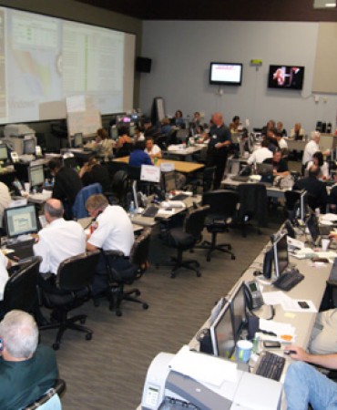 Emergency Operations Center staff 
